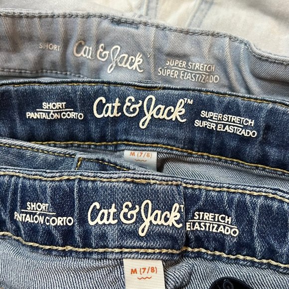 Cat & Jack Girls Sparkly Sequin Shorts Sz M 7/8 Set of 3 - Picture 8 of 8